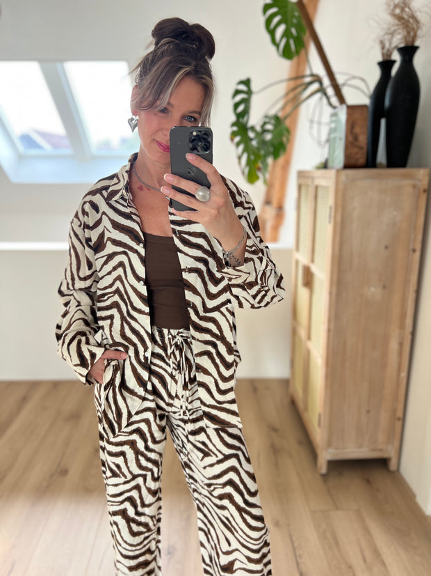 Blouse zebra 15629-1