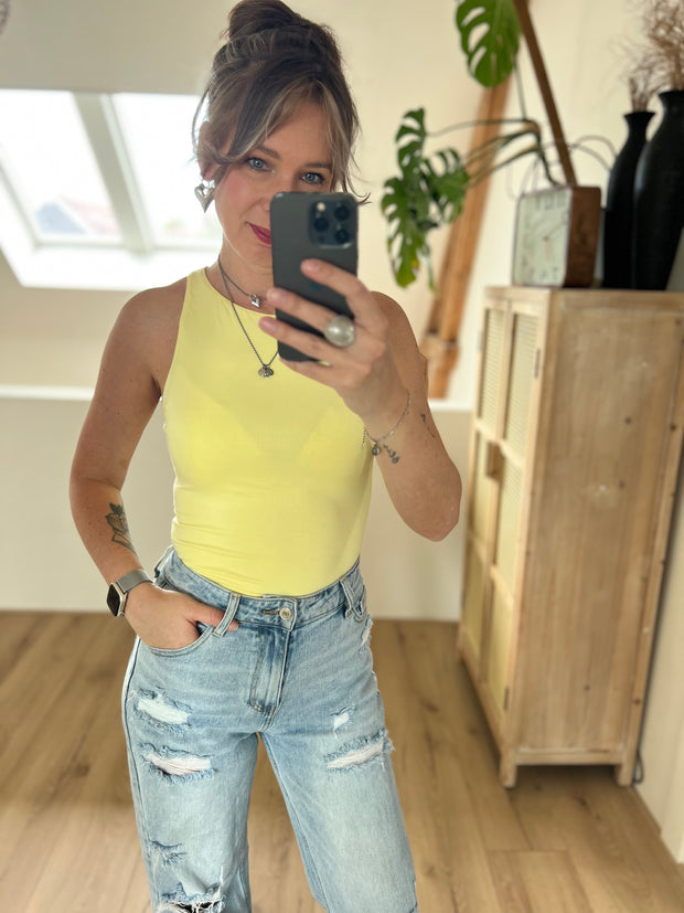 Top perfect basic 9633 Geel