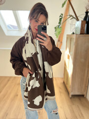 Sjaal Cow print