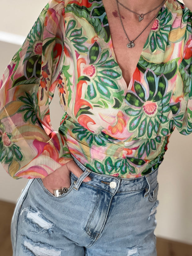 Blouse CY4823B Groen