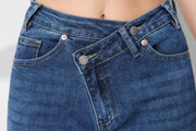 Jeans Double  H850-8 Blauw Wide leg stretch