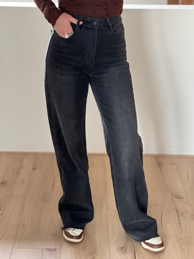 Jeans T6286-2 Loose straight stretch