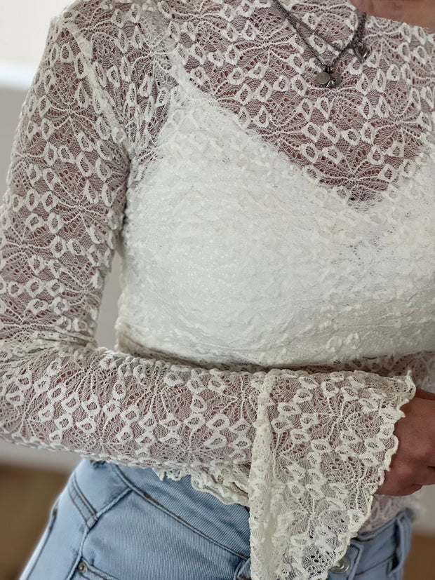 Top Lace off-white 15688