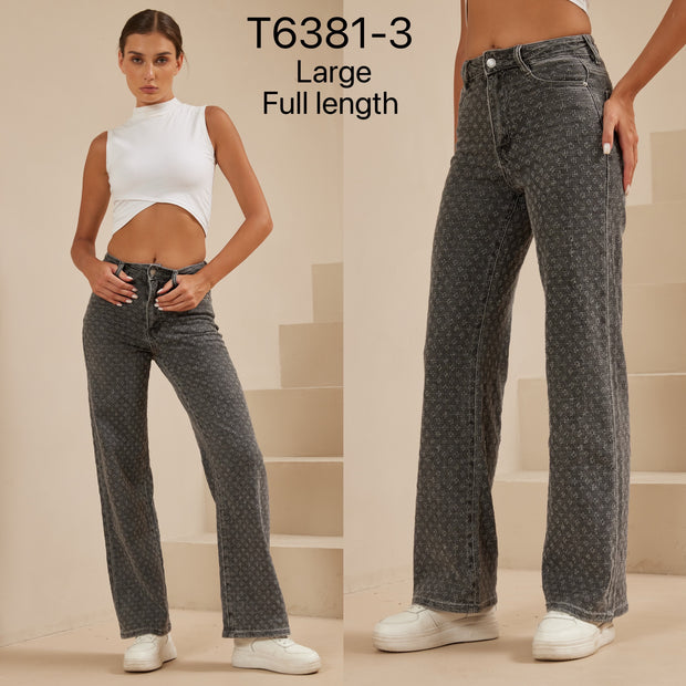 Jeans T6381-3 Grey wash