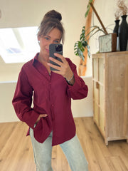 Blouse Oversized 15631 Bordeaux