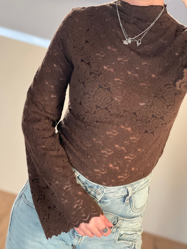 Top lace CH9354 Bruin