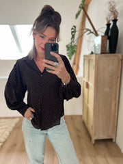Blouse CY3817 Bruin Strass