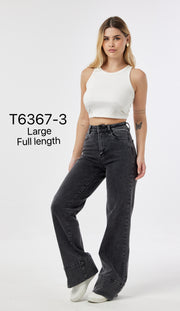 Jeans T6367-3 Loose straight stretch