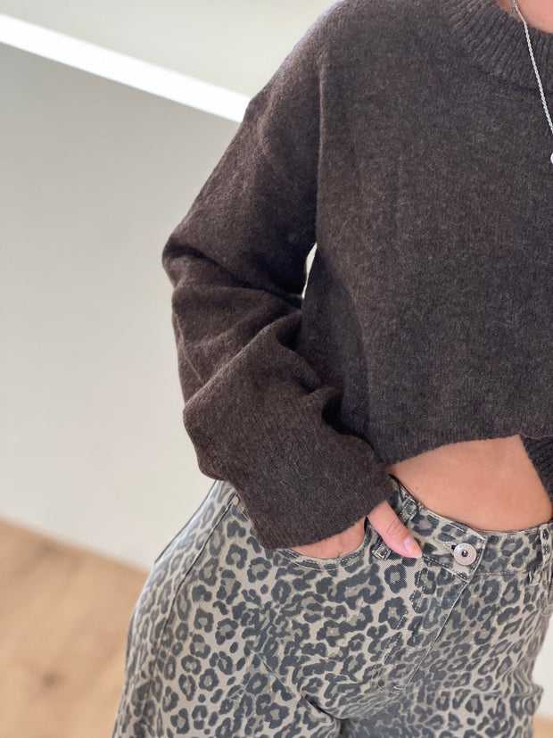 Sweater cropped Bruin 22303