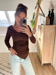 Top 61930 waterval hals bruin