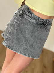 Skort Denim Y3332-2 Grijs