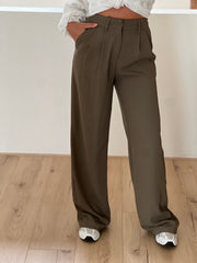 Pantalon Fedi Kaki groen 23717