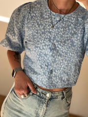 Top/jacket CY4960 blauw