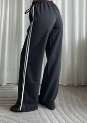 Pantalon striped M794 Grijs