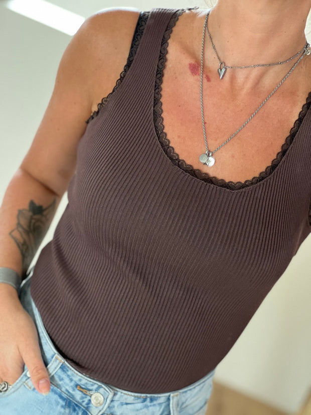 Top Basic hearts LU55 Bruin