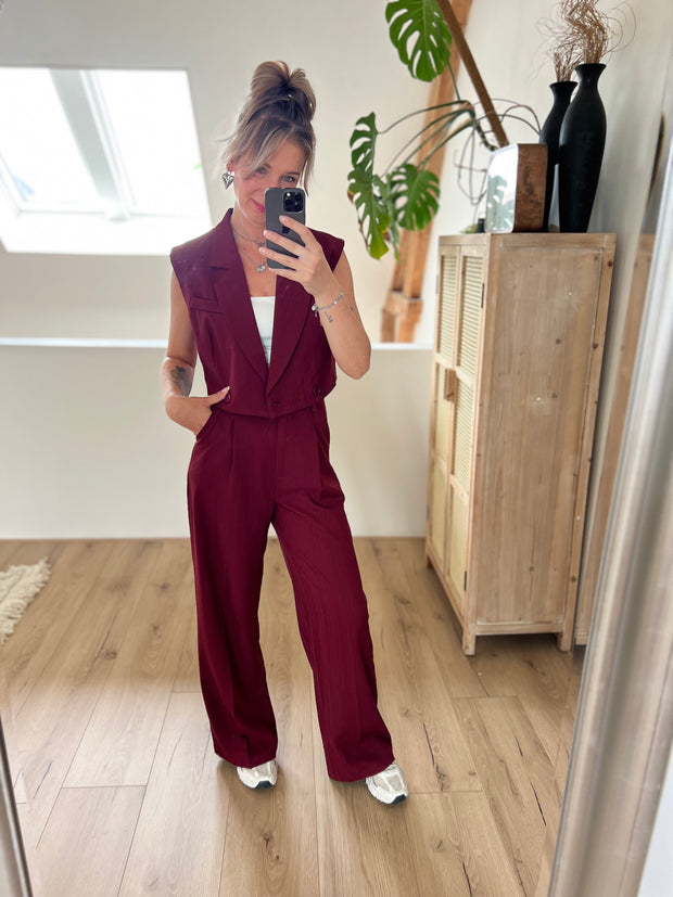 Pantalon Vie P952 Bordeaux