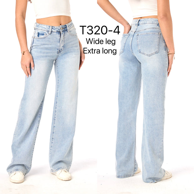 Tall jeans T320-4 straight stretch