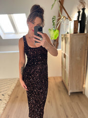 Dress pailletten 15646