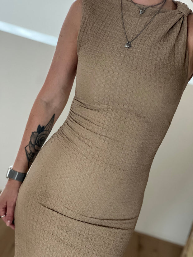 Dress VD1856 Taupe