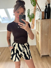 Short 15656 Zebra