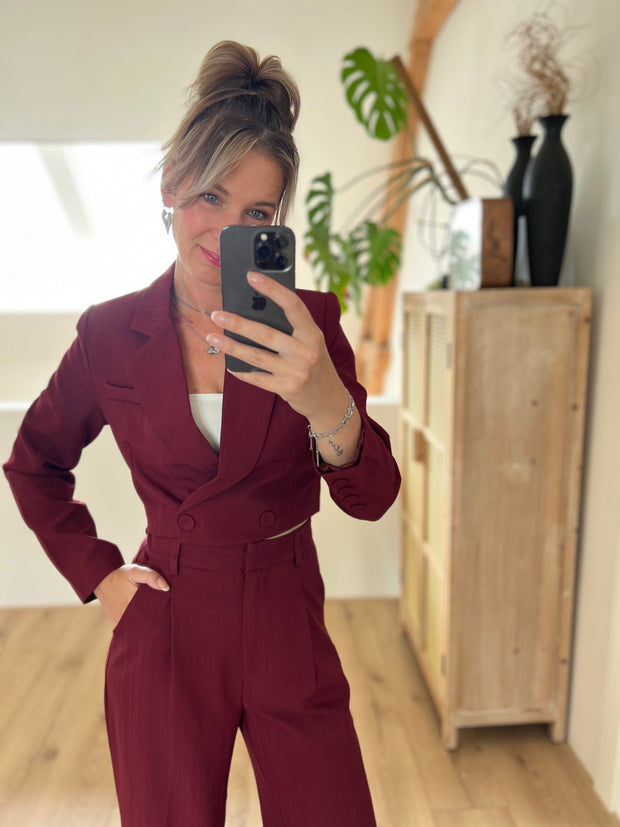 Blazer Vie V314 Bordeaux
