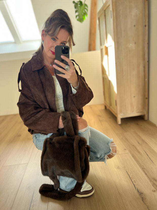 Bag fake fur