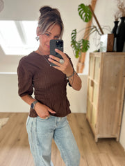 T-shirt 3337 Elastic Bruin