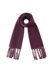 Sjaal Bordeaux/oud-roze