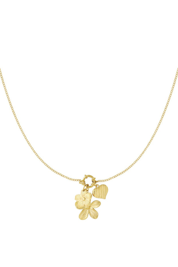 Bloemen ketting DIY 1468